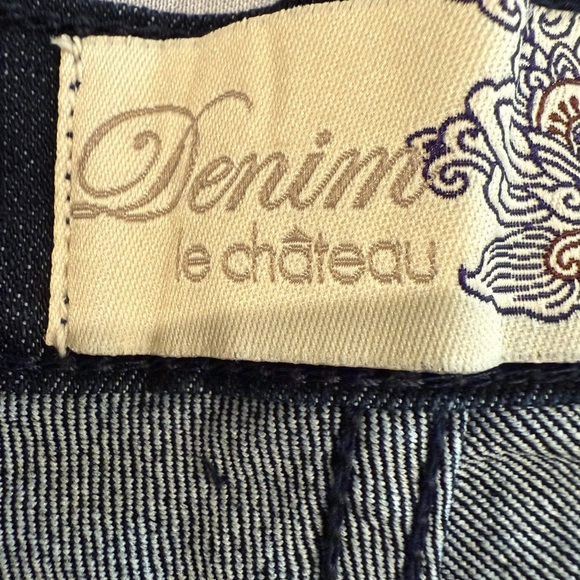 Le Chateau Jeans Dark Blue Denim Boot Cut Jeans - Picture 12 of 14